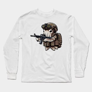 Tactical Octopus Adventure Tee: Where Intelligence Meets Style Long Sleeve T-Shirt